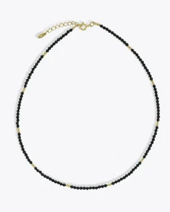 Collar Chakra Black Gold