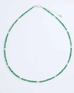 Collar Chakra Ágata Verde