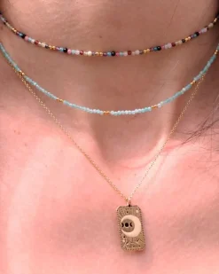 Collar Chakra Multicolor Gold