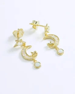 Pendientes Evren Oro