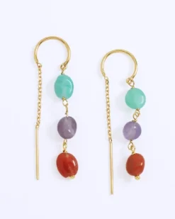 Pendientes Qetesh Oro