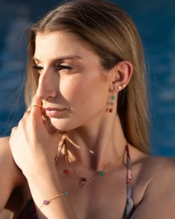 Pendientes Qetesh Oro