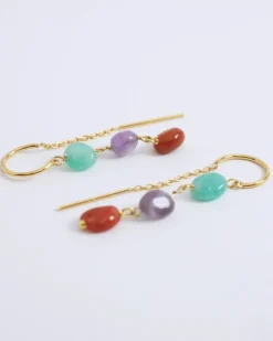 Pendientes Qetesh Oro