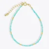 Tobillera Chakra Amazonita Gold