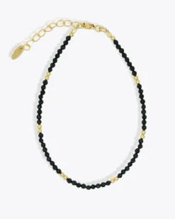 Tobillera Chakra Black Gold