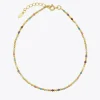 Tobillera Chakra Multicolor Gold